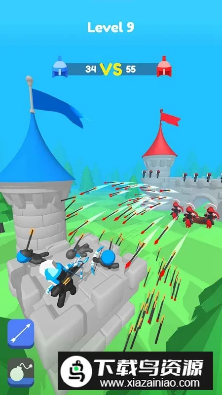 Merge Archers�ںϹ����ֳǱ�����ս(����������Ϸ)